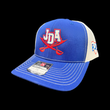 PRE_SALE: JDA Raiders Blue White Special Edition 803 Structured Trucker Hat