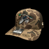 Richardson 112 Brown Duck Camo Mallard Trucker Hat