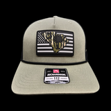 843 Richardson Marsh Bottomland Camo Performance PVC Patch Rope Trucker Hat