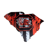 11” Vintage Carolina Gamecocks Metal Wall Decor