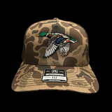 Richardson 112 Brown Duck Camo Mallard Trucker Hat
