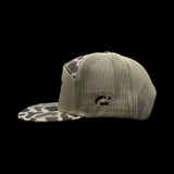 Lost Duck Slough Oldscool Camo 7 Panel Flatbill Hat