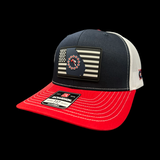 Richardson 112 Red Navy Georgia Performance Trucker Hat