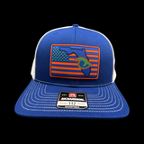 Richardson 112 Blue FL Performance Trucker Hat