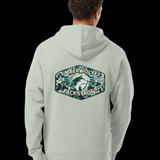 Tall Pines Timberwolves Pack Strong Old School Unisex Camo Hoodie