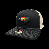 Richardson 112 North Carolina Betsy Ross Navy Performance Trucker Hat