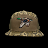 Lost Duck Bottomland Camo 7 Panel Flatbill Hat