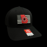 Richardson 110 Black Fitted Georgia Performance Hat