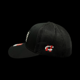 Richardson 110 Black Fitted Georgia Performance Hat