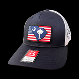 Richardson 110 South Carolina 864 Patriotic Fitted Hat