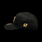 Richardson 110 Fitted Black Texas Performance Hat
