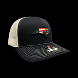 Richardson 112 North Carolina Betsy Ross Navy Performance Trucker Hat