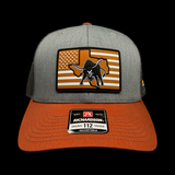Richardson 112 Burnt Orange Heather Texas Performance Trucker Hat