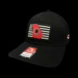 Richardson 110 Black Fitted Georgia Performance Hat