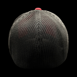 Flexfit (M to L) 6511 Hometown Georgia Red Black Performance Fitted Hat