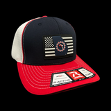 Richardson 172 Red Navy Georgia Performance Fitted Sportmesh Hat