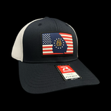 Richardson 110 Hometown Georgia Navy Patriotic Performance Fitted Hat