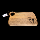 Acacia Wood 11” inch Palmetto Moon Kitchen Cutting Board