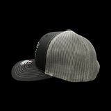 Hometown Fishing Black Steel Fish Patch Trucker Hat