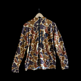All Season Mallard Brown Duck Camo Half Zip Pullover