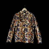 All Season Mallard Brown Duck Camo Half Zip Pullover