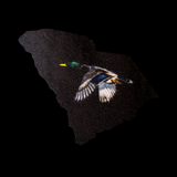 All Season Mallard Marsh Duck Camo Half Zip Pullover