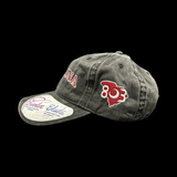 Infinity Carolina Washed Black Ladies Concealed Ponytail Hat