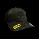 Yupoong Swampfox 803 Black Camo Trucker Hat