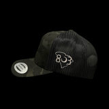 Yupoong Swampfox 803 Black Camo Trucker Hat
