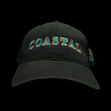 Richardson 111 Relaxed Coastal Midnight Black Trucker Hat