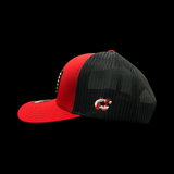 Richardson 112 Hometown Georgia Red Black Performance Trucker Hat