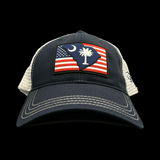 Richardson 111 South Carolina 803 Patriotic Relaxed Trucker Hat