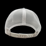 803 Richardson Rope Heather Gray White Performance PVC Patch Rope Trucker Hat