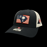 Richardson 115 South Carolina 843 Patriotic Low Profile Trucker Hat