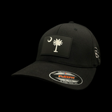 Flexfit 6277 XXL 803 Blackout Palmetto Moon Performance Fitted Cotton Hat