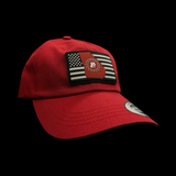 Yupoong Red Georgia Relaxed Fit Cotton Hat