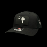 Richardson 112 SC 803 Blackout Palmetto Moon Youth Trucker Hat
