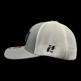 Richardson Flex Heather White Performance PVC Patch Fitted Trucker Hat