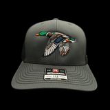Richardson 112 Charcoal Black Mallard Trucker Hat
