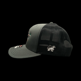 Richardson 112 Charcoal Black Mallard Trucker Hat