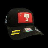 Citadel Big Red Peformance PVC Patch Black Multicam Trucker Hat