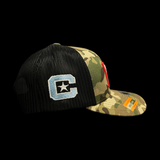 Citadel Big Red Peformance PVC Patch Multicam Trucker Hat