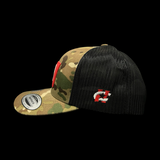 Citadel Big Red Peformance PVC Patch Multicam Trucker Hat