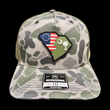 Richardson 112 SC Betsy Ross Marsh Duck Camo Trucker Hat