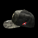 Richardson 112 SC Betsy Ross Black Duck Camo Trucker Hat