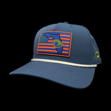 Richardson 258 FL Blue Performance Rope Hat