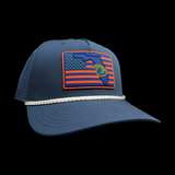 Richardson 258 FL Blue Performance Rope Hat