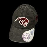 Infinity Pelion Special Edition Washed Black Ladies Ponytail Hat