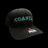 Richardson 112 Snapback Coastal 843 Midnight Black Trucker Hat