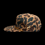 Lost Dog Oldscool Chocolate Camo Relaxed Rope Flatbill Hat